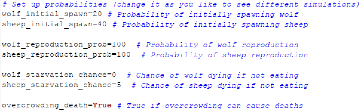 Entity Probabilities